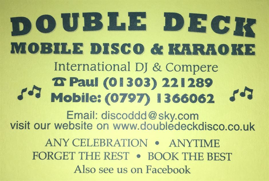 AA Double Deck Mobile Disco & photo booth